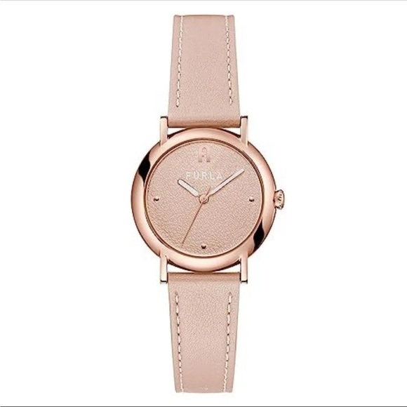 Furla Easy Shape Watch Nude Leather Strap Rose Gold Case 32mm main image 10
